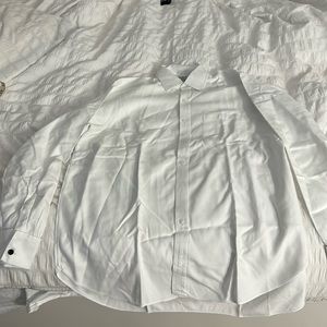 Mens dress shirt by Turnbulle & Asser with cufflinks sleeves